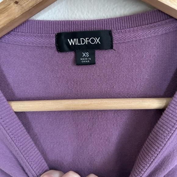 Wildfox Moon Phases Crew Neck Sweatshirt Pullover Purple Size XS - Picture 3 of 6